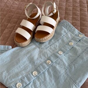 White Strappy Sandals